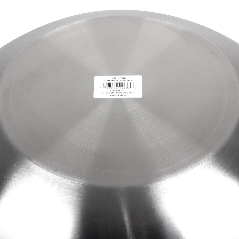 16 Qt Stainless Steel Bowl - Image 3