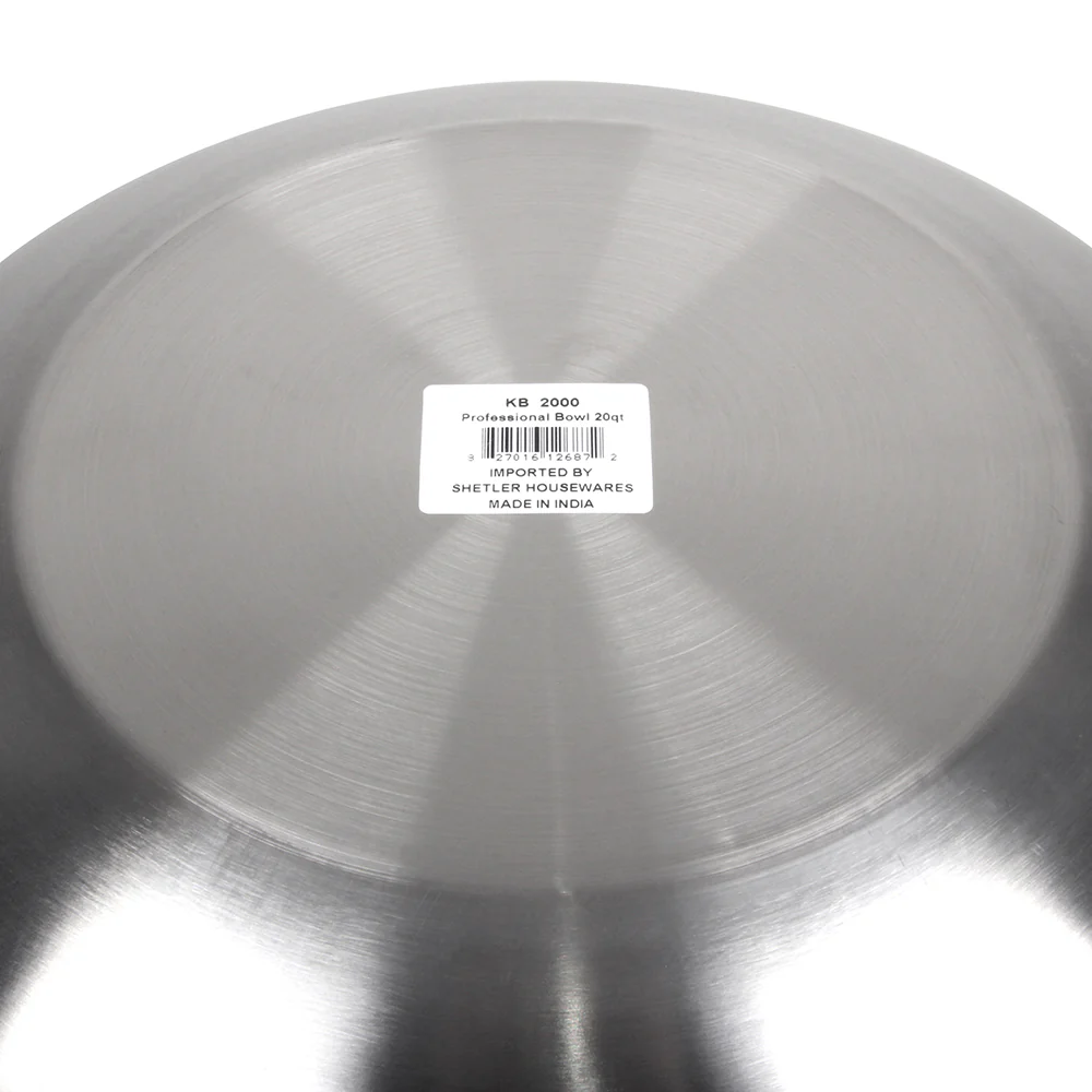 20 Qt Stainless Steel Bowl - Image 3