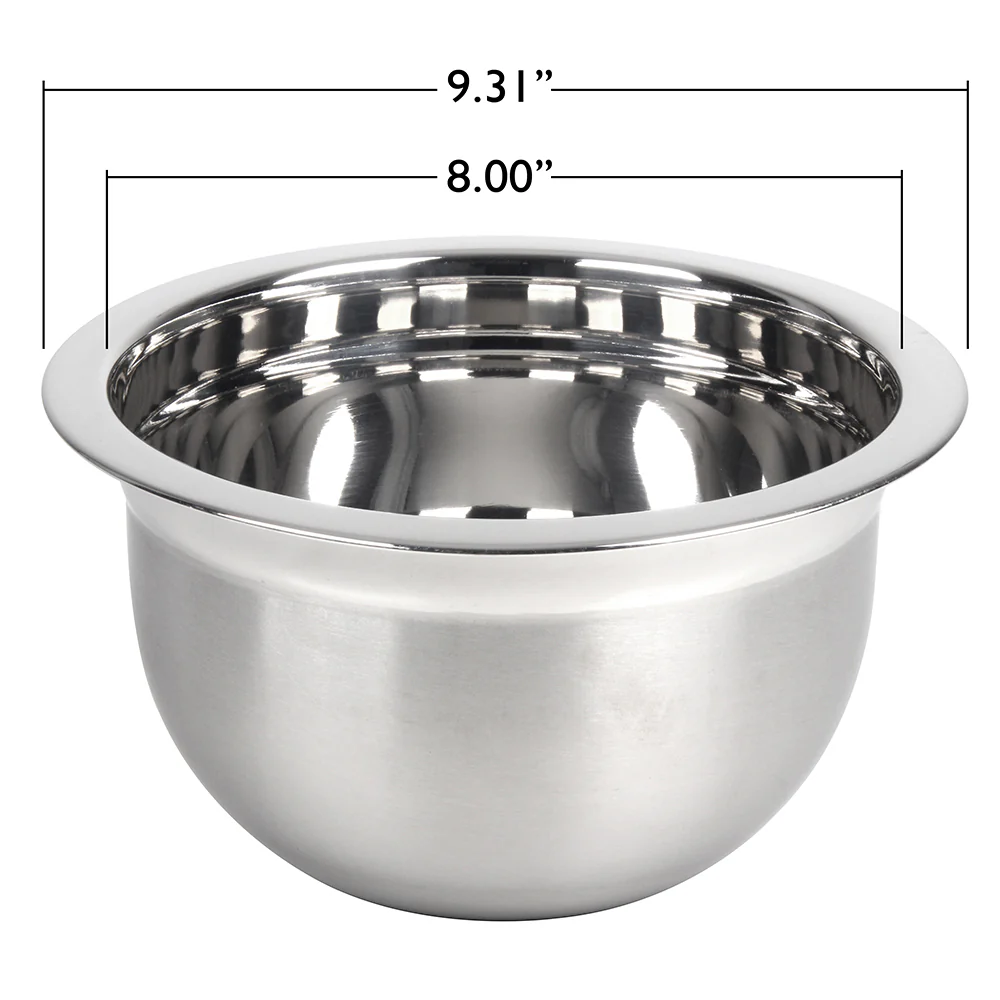 3 QT Stainless Steel German Bowl - Image 7