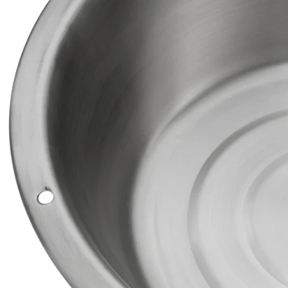 8.5qt Stainless Steel Flat Bottom Dish Pan - Image 3
