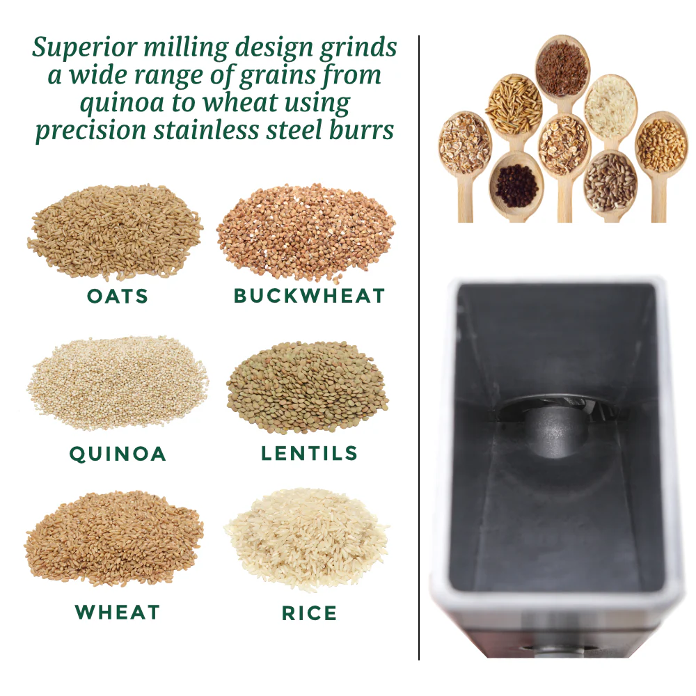 Hand Crank Grain Mill - Wheat Flour MIll - Image 4