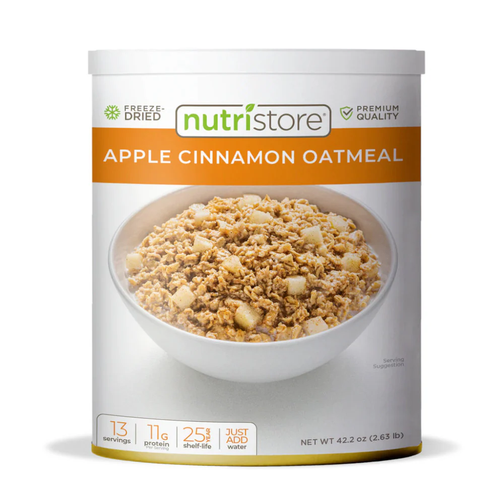 Nutristore - Apple Cinnamon Oatmeal