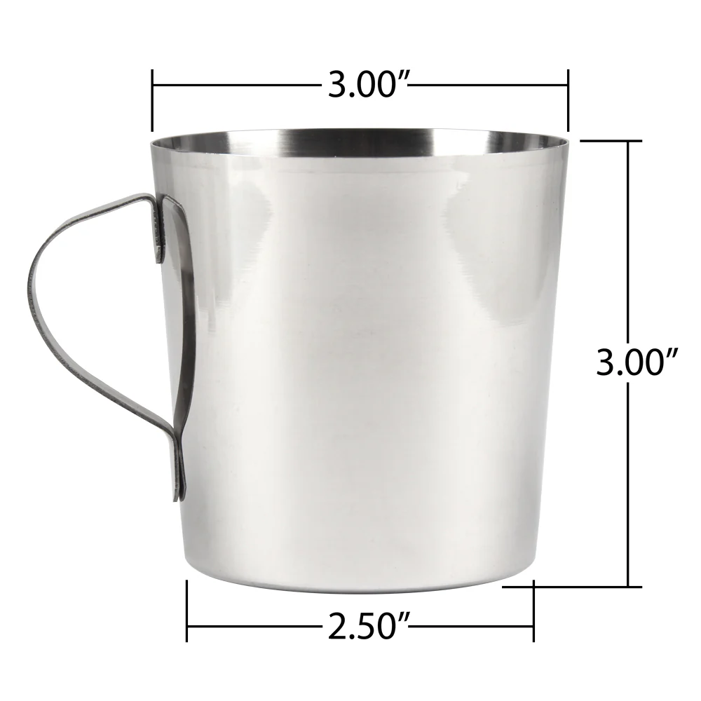 Stainless Steel Heavy Drinking Cup - 8oz - Image 7