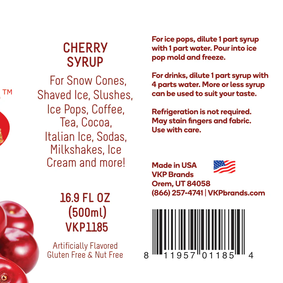 Time For Treats - Cherry Syrup - Image 5