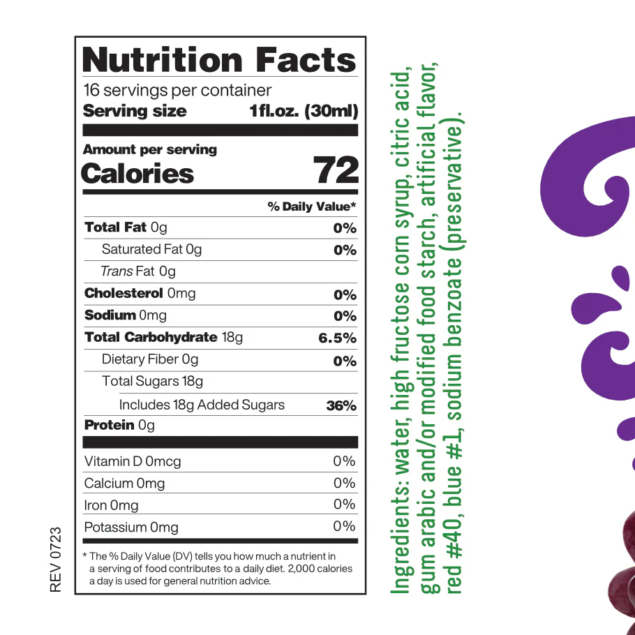 Time For Treats - Grape Syrup - Image 6