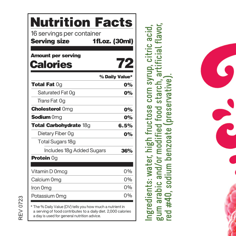 Time For Treats - Red Raspberry Syrup - Image 6