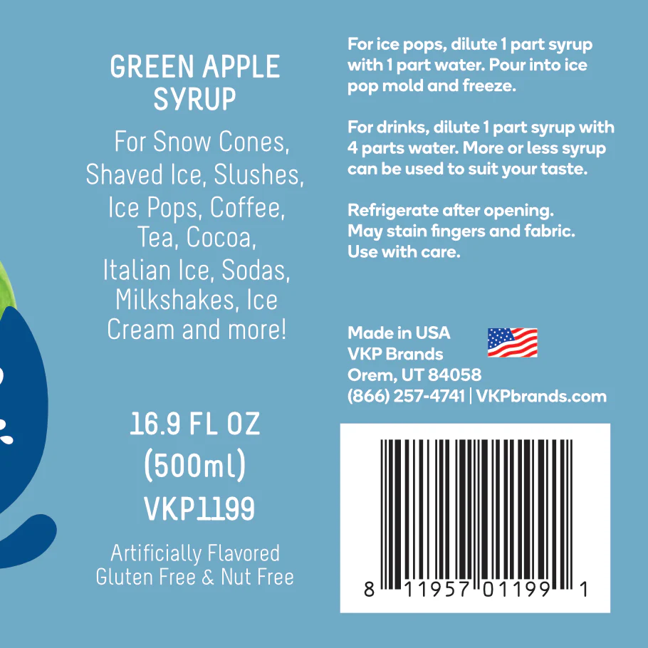 Time for Treats SUGAR FREE - Green Apple Syrup - Image 5