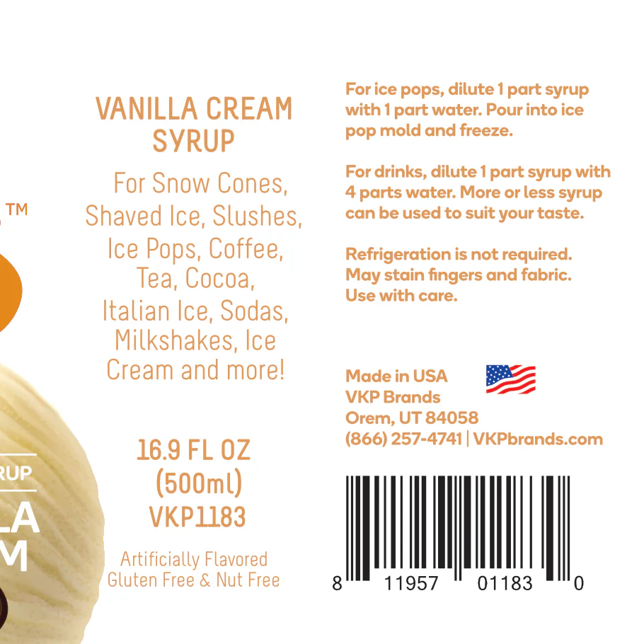 Time for Treats - Vanilla Cream Syrup - Image 5